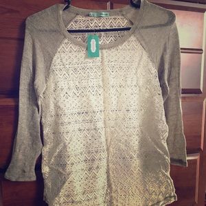 NWT Maurice’s lace top.